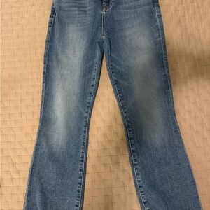 7 For All Mankind Women's Blue Straight Leg Jeans